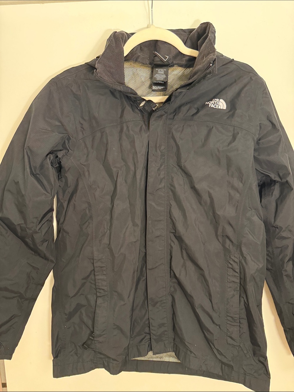 The North Face Kid’s Black Raincoat size 18/20